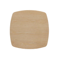 Table d'appoint Edo moderne en chêne par iNSPIRE Q avec pied colonne robuste