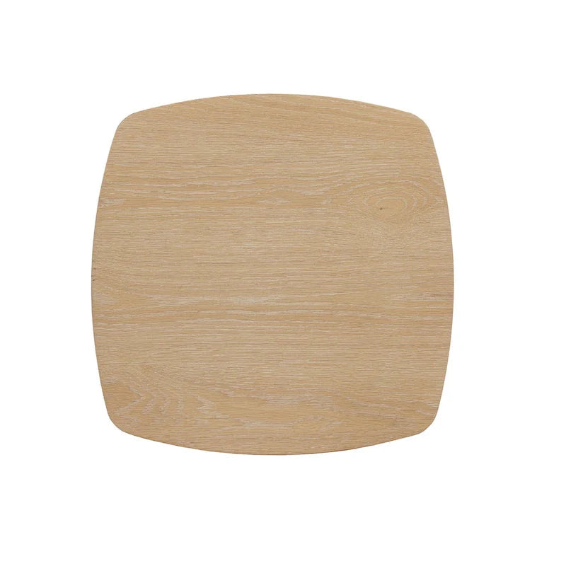 Table d'appoint Edo moderne en chêne par iNSPIRE Q avec pied colonne robuste