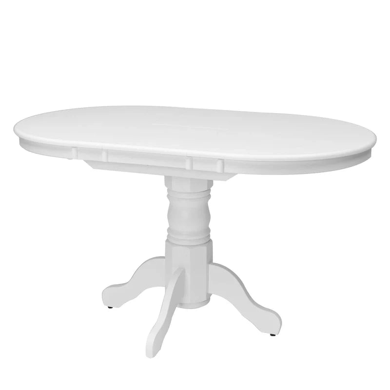 Table à manger ovale extensible à piédestal Dilon