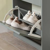 SoBuy FSR94-W, Meuble à Chaussures Commode de Rangement à 3 Tiroirs Étagère à Chaussures