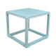 Table d'appoint carrée Artissance en bois recyclé, 56 cm, finition bleu vintage (la taille et la finition peuvent varier)
