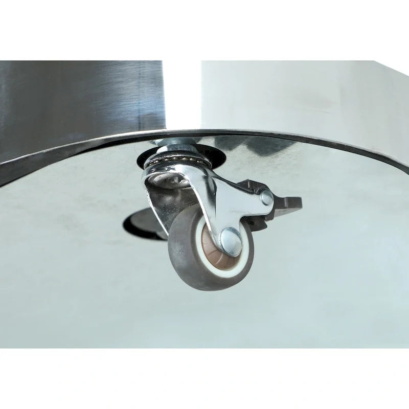 Table basse Somette avec plateau en verre rond de 32 po - Table basse