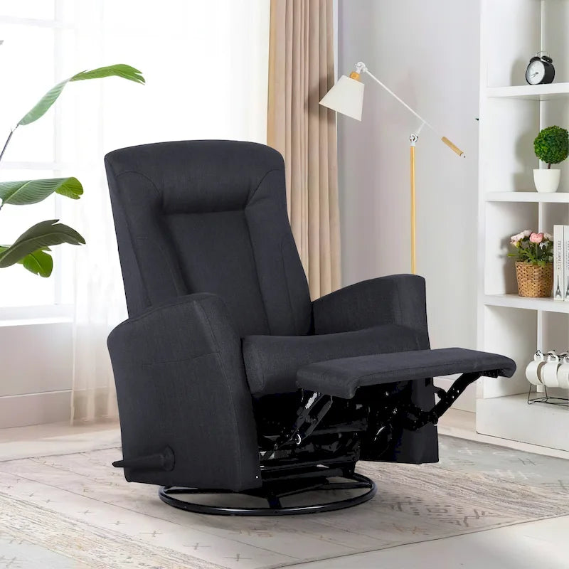Fauteuil inclinable à bascule pivotant, fauteuil inclinable d'appoint