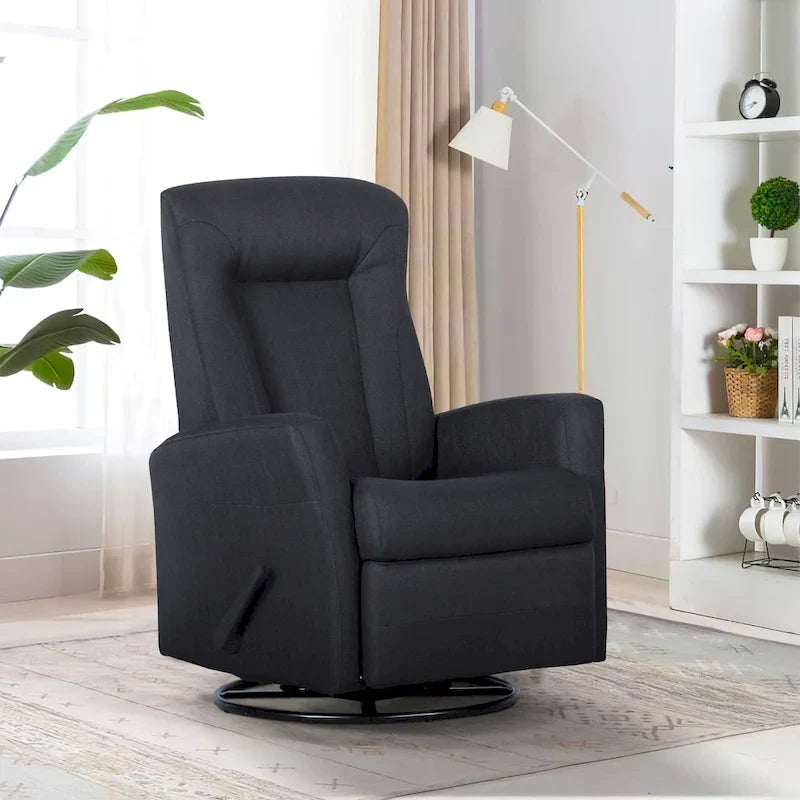 Fauteuil inclinable à bascule pivotant, fauteuil inclinable d'appoint
