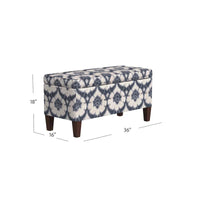Banc de rangement décoratif Porch & Den Holman