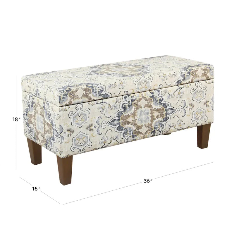 Banc de rangement décoratif Porch & Den Holman