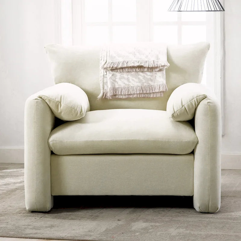 Fauteuil d'appoint surdimensionné fauteuil