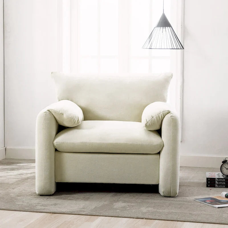 Fauteuil d'appoint surdimensionné fauteuil