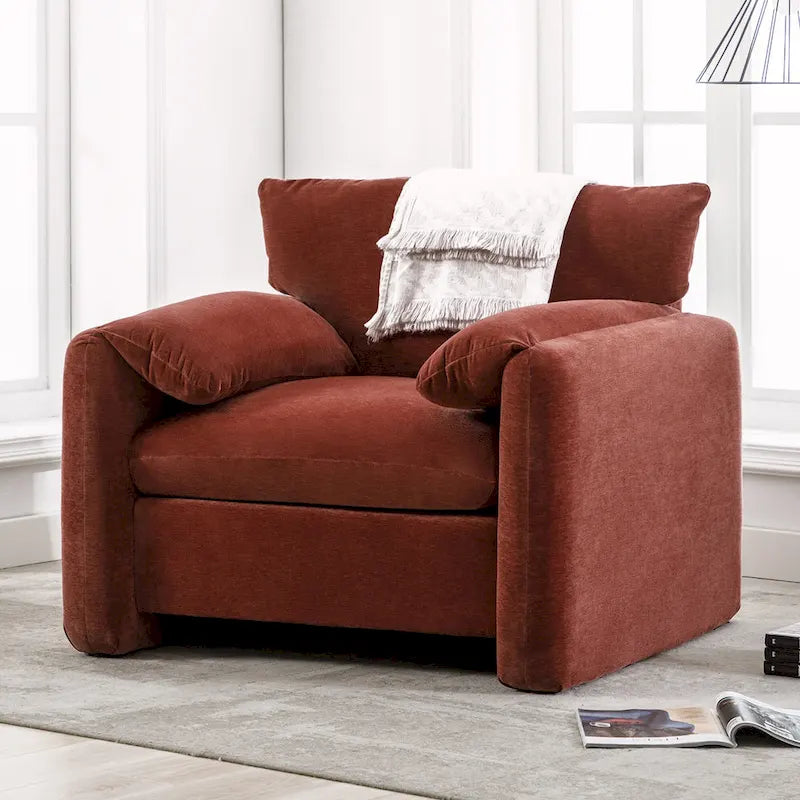 Fauteuil d'appoint surdimensionné fauteuil