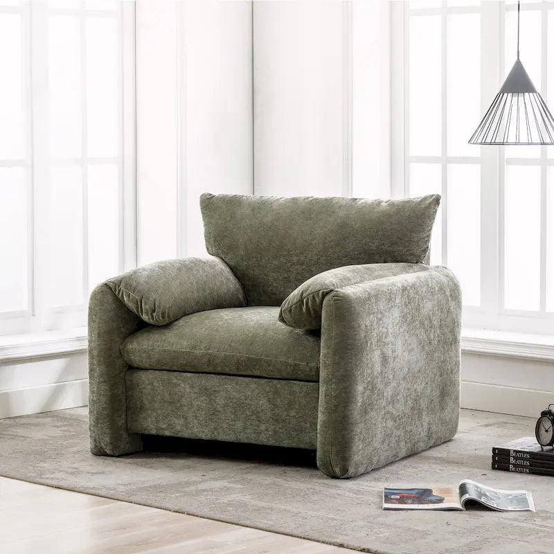 Fauteuil d'appoint surdimensionné fauteuil