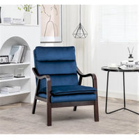 Fauteuil en velours Clovis 24.8, style moderne du milieu du siècle