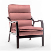 Fauteuil en velours Clovis 24.8, style moderne du milieu du siècle