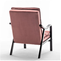 Fauteuil en velours Clovis 24.8, style moderne du milieu du siècle