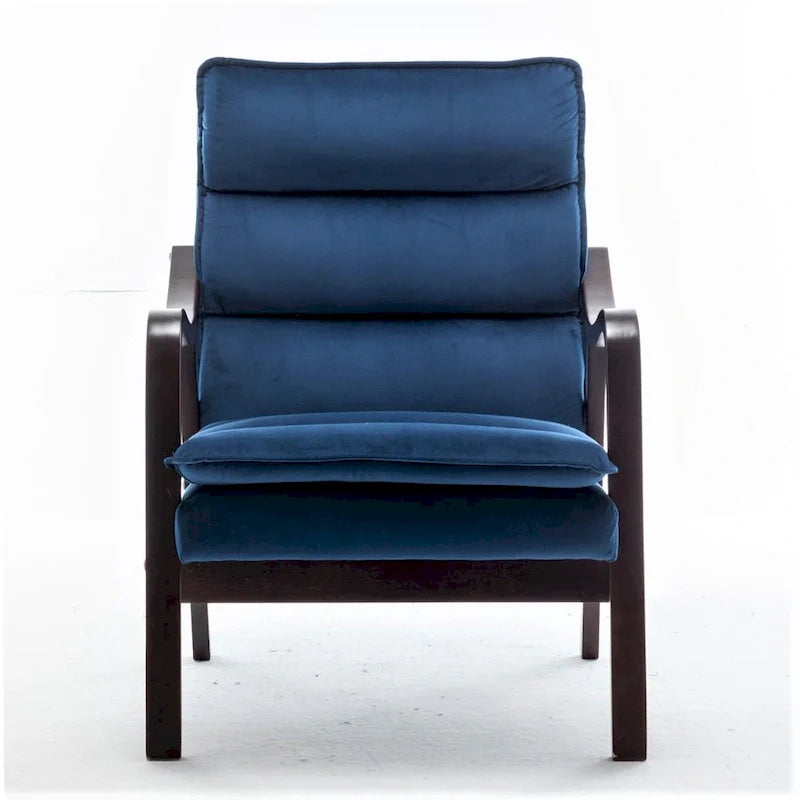 Fauteuil en velours Clovis 24.8, style moderne du milieu du siècle