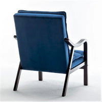 Fauteuil en velours Clovis 24.8, style moderne du milieu du siècle