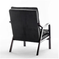 Fauteuil en velours Clovis 24.8, style moderne du milieu du siècle