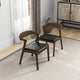 Chaise de salle à manger moderne mid-century Rosanna (lot de 2)