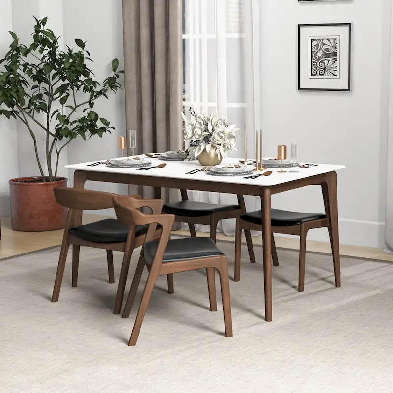 Chaise de salle à manger moderne mid-century Rosanna (lot de 2)