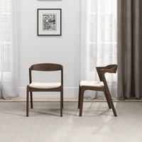 Chaise de salle à manger moderne mid-century Rosanna (lot de 2)