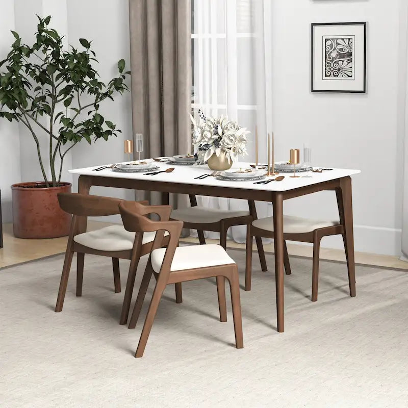 Chaise de salle à manger moderne mid-century Rosanna (lot de 2)