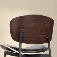 Art Leon Chaises de salle à manger modernes en bois cintré (lot de 2)