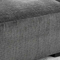 Kintra Pouf de cocktail rembourré en chenille contemporain par Furniture of America