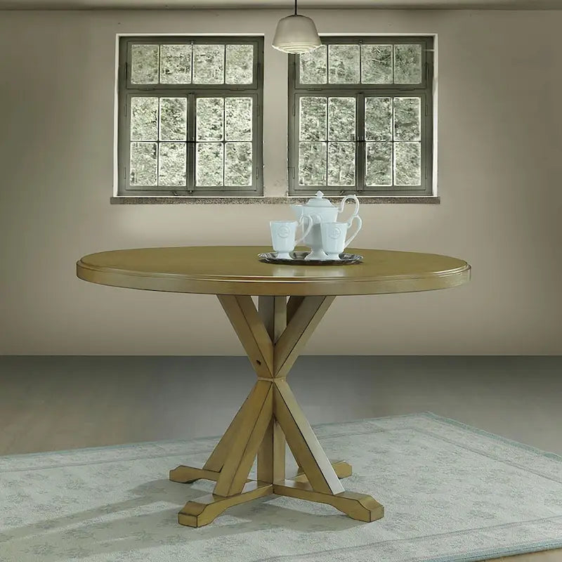 Table à manger Carolina Living Monet avec piètement X