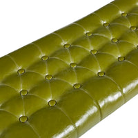 Banc d'appoint en similicuir Ellie Porthos Home avec base en métal
