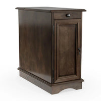 Table d'appoint multi-rangements en bois Terra Transitional de 12 pouces par Furniture of America