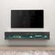Meuble TV mural flottant Vigo 180 de 180 cm