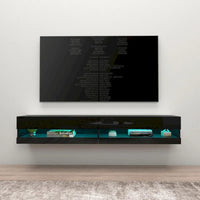 Meuble TV mural flottant Vigo 180 de 180 cm