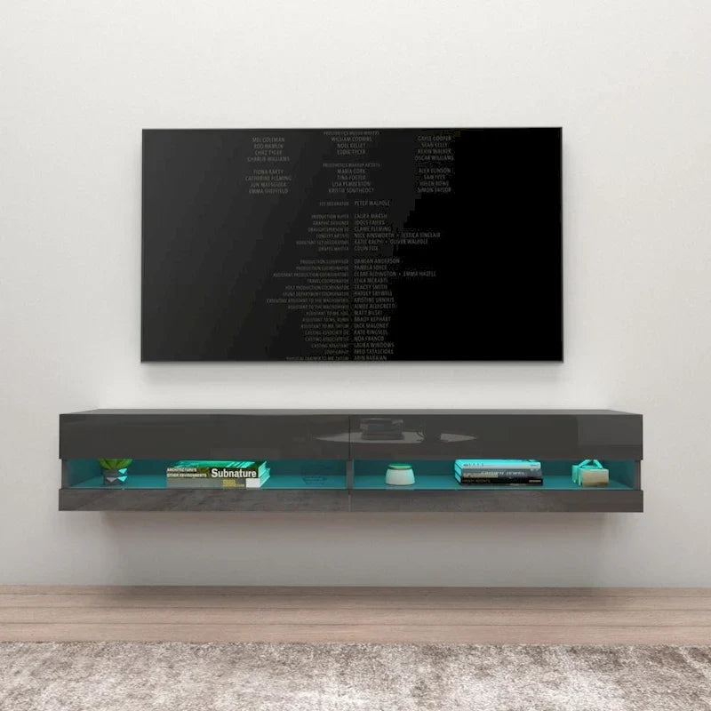 Meuble TV mural flottant Vigo 180 de 180 cm