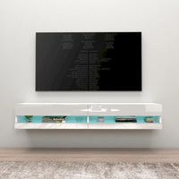Meuble TV mural flottant Vigo 180 de 180 cm