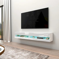 Meuble TV mural flottant Vigo 180 de 180 cm