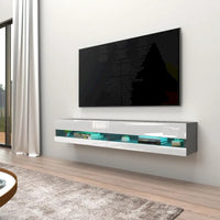 Meuble TV mural flottant Vigo 180 de 180 cm