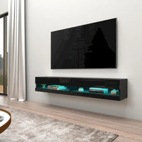 Meuble TV mural flottant Vigo 180 de 180 cm