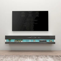 Meuble TV mural flottant Vigo 180 de 180 cm