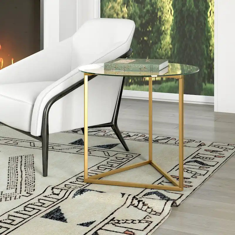 Table d'appoint ronde large Jenson 24 - 24 de large