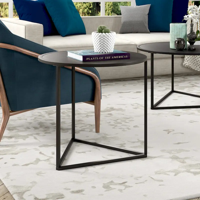 Table d'appoint ronde large Jenson 24 - 24 de large