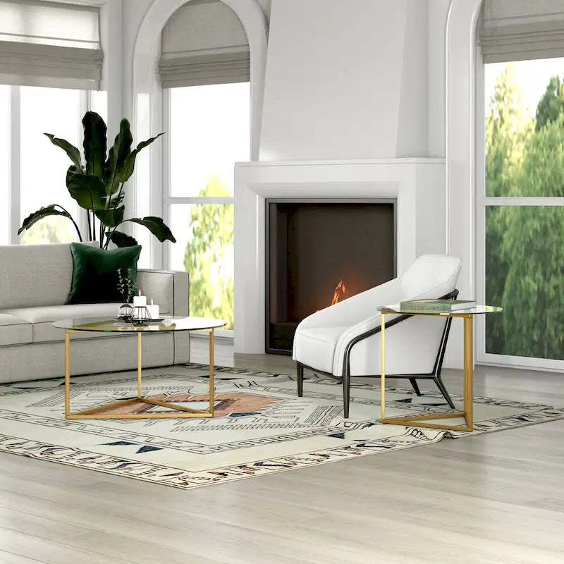 Table d'appoint ronde large Jenson 24 - 24 de large