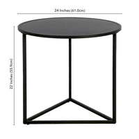 Table d'appoint ronde large Jenson 24 - 24 de large