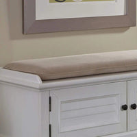 Banc de rangement rembourré Bermuda par Homestyles