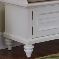 Banc de rangement rembourré Bermuda par Homestyles
