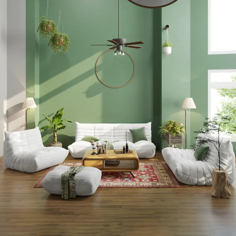 Canapé de Sol Moderne Canapé Lazy Moelleux