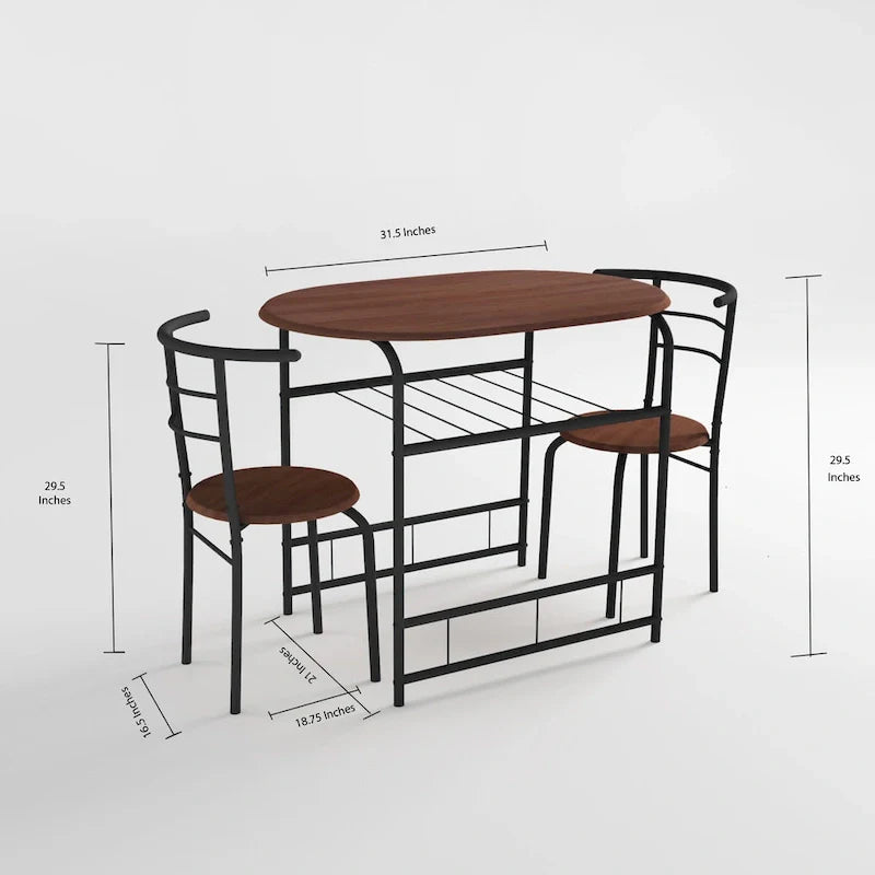Ensemble bistrot 3 pièces Porch & Den Barclay
