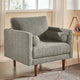 Chaise à pieds fuselés de style Mid-Century Oana avec coussins par iNSPIRE Q Modern