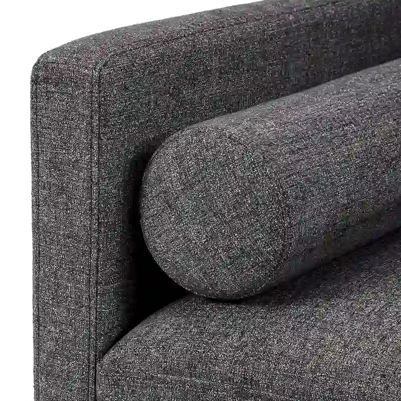 Chaise à pieds fuselés de style Mid-Century Oana avec coussins par iNSPIRE Q Modern