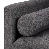 Chaise à pieds fuselés de style Mid-Century Oana avec coussins par iNSPIRE Q Modern