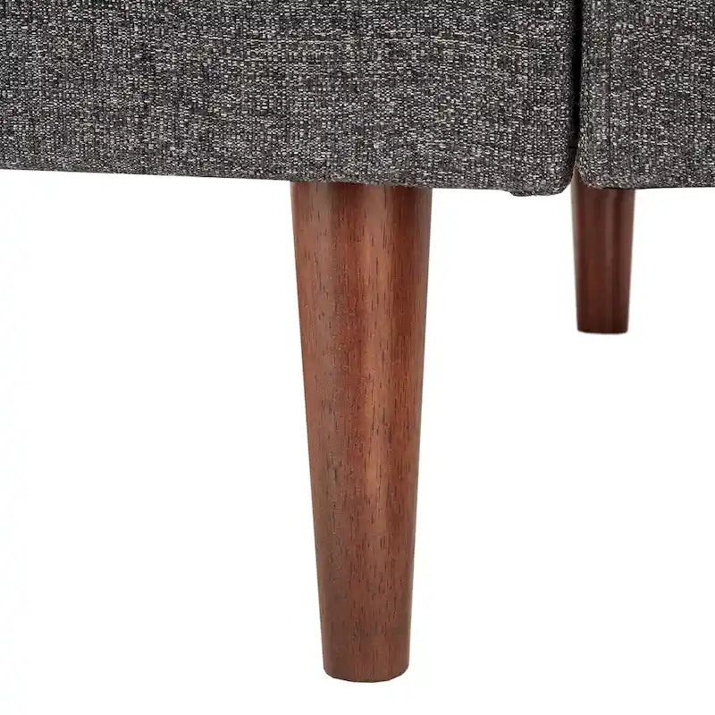 Chaise à pieds fuselés de style Mid-Century Oana avec coussins par iNSPIRE Q Modern