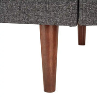 Chaise à pieds fuselés de style Mid-Century Oana avec coussins par iNSPIRE Q Modern